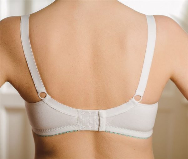 rear view of white xpanda bra